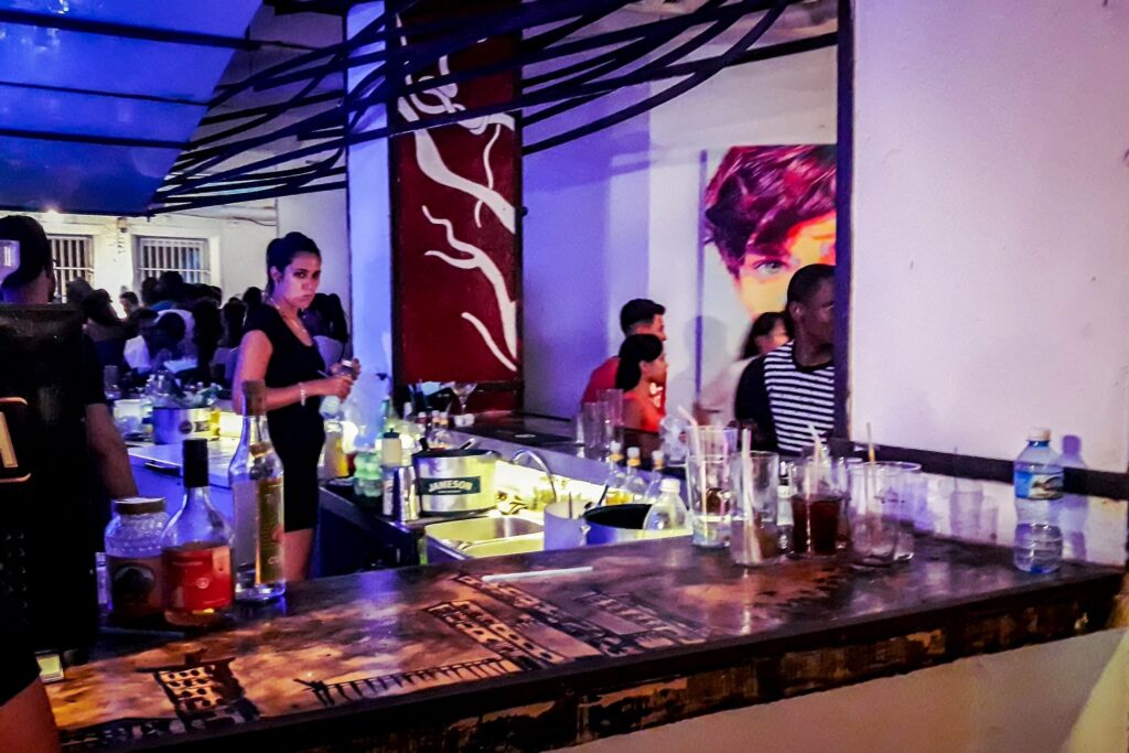 FAC Main Bar at Fabrica de Arte Cubano